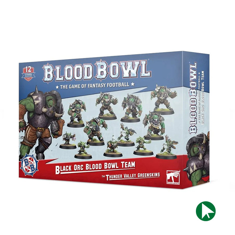 Équipe d'Orques Noirs - Blood Bowl (Thunder Valley Greenskins)