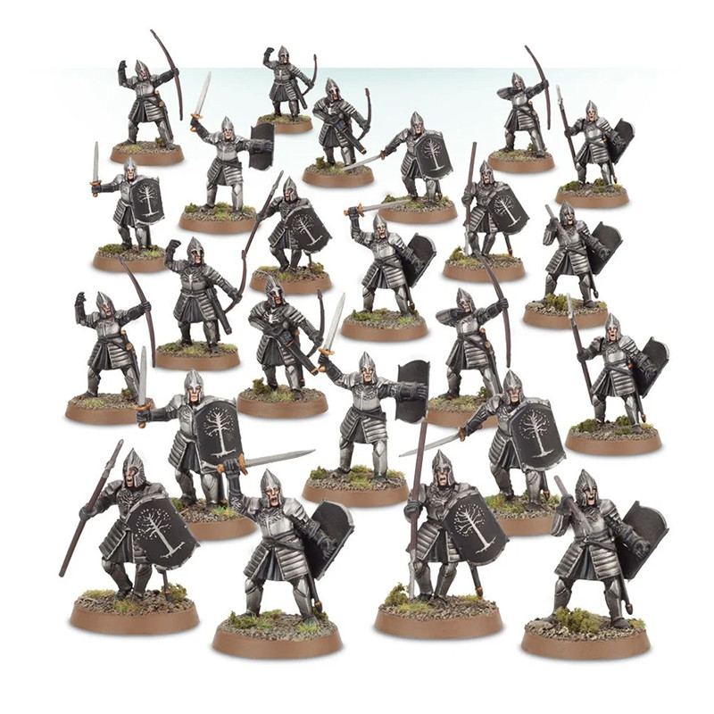 Warhammer Caballeros De Minas Tirith – Miniaturas Sin Pintar Para Montar De El Señor De Los Anillos