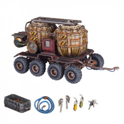 Promethium Tanks on Cargo-8 Ridgehauler Trailer - Necromunda