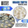 Touffes d'herbe (2mm) - Blanc d'hiver - Flocage (-10%)