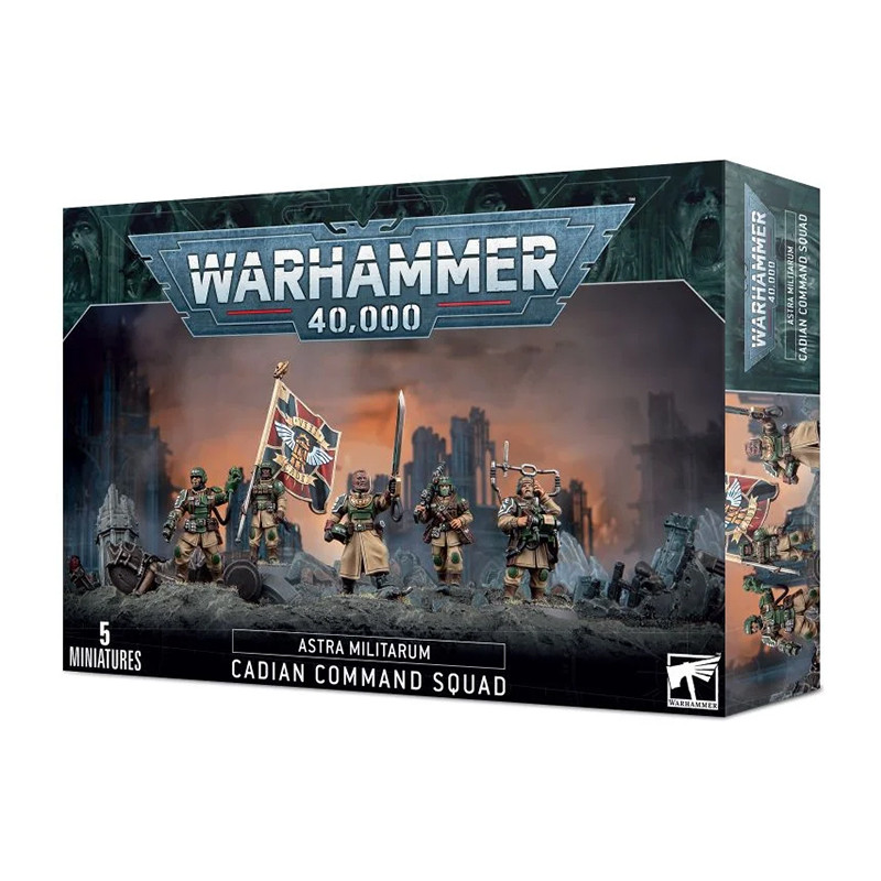 Escouade d'État-Major Cadienne - Astra Militarum Escouade d'État-Major Cadienne - Astra Militarum