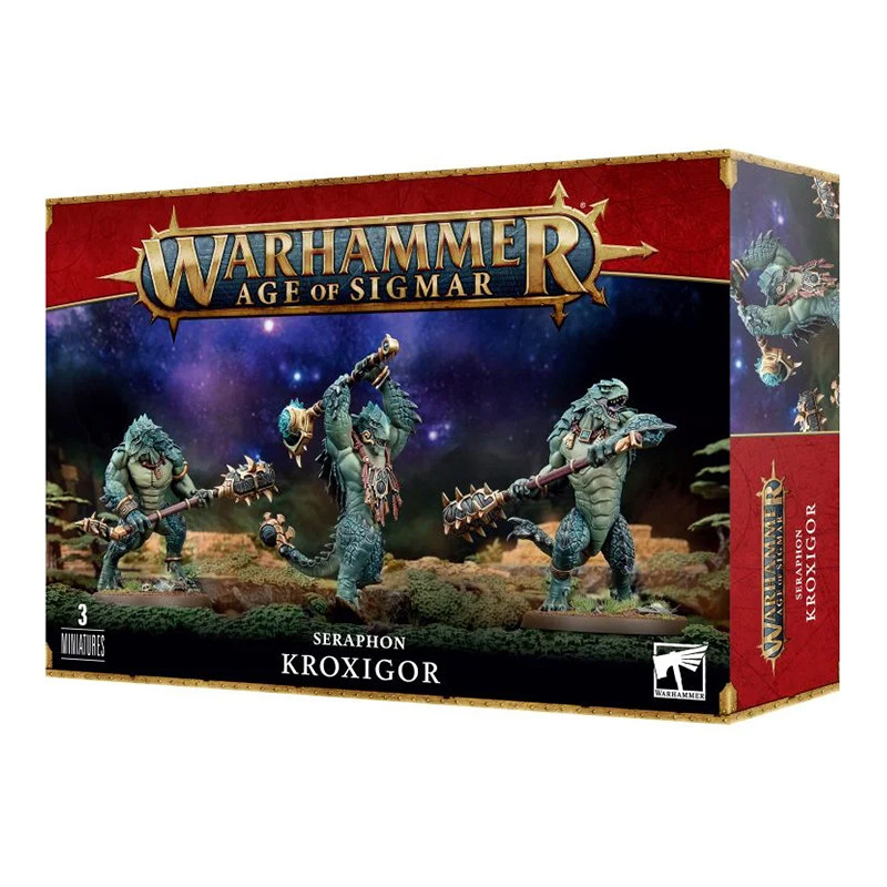 Kroxigors - Seraphon (Guerriers-nés Kroxigors) Kroxigors - Seraphon (Guerriers-nés Kroxigors)