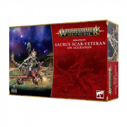 Vétéran Scarifié Saurus sur Aggradon - Seraphon