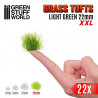 Touffes d'herbe XXL (22mm) - Vert Clair - Flocage (-10%)