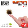 Touffes d'herbe XXL (22mm) - Brulé - Flocage (-10%)
