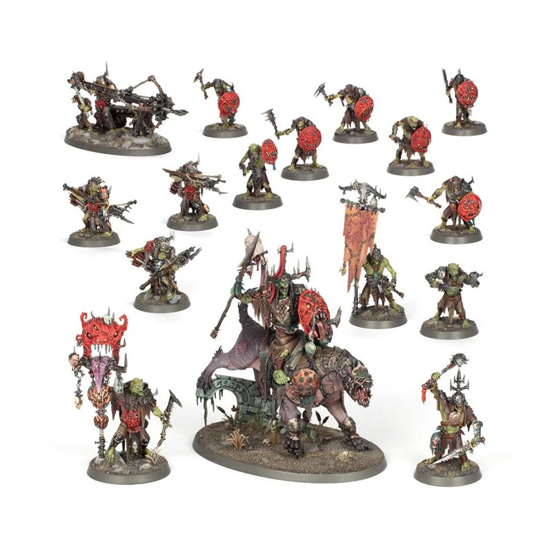Gutrippaz Kruleboyz Paquet Orruk Warclans warhammer aos Killaboss