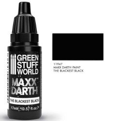 Peinture Plus Noire Maxx Dark 17ml - Peintures Acryliques (-5%)