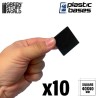 Socles Plastiques Carrés (40x40mm) - Socles