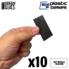 Socles Plastiques Rectangulaires (30x60mm) - Socles