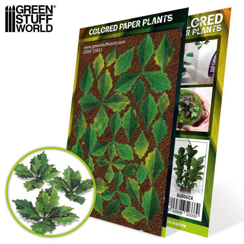 Plantes à Papier Coloré - Bardane - Flocage (-5%)