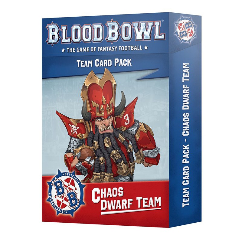 Carte des Nains du Chaos - Blood Bowl (Anglais)