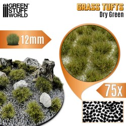 Touffes d'Herbe (12mm) - Vert Sec - Flocage (-10%)