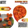 Touffes de Fleurs (6mm) - Orange - Flocage (-10%)