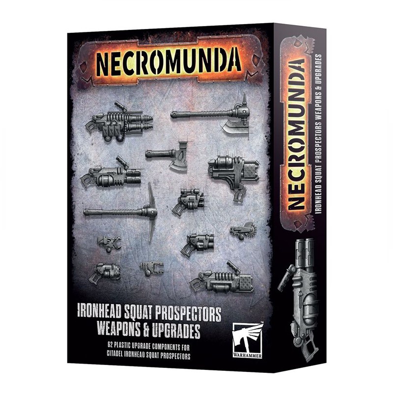 Armes & Améliorations des Ironhead Squat Prospectors - Necromunda