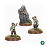 Frodo Baggins, Samwise Gamgee et Gollum - MES