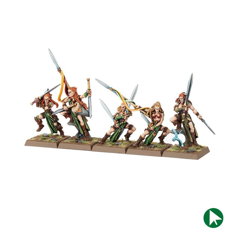 État-major de Troupe de Danseurs de Guerre - Elfes Sylvains - TOW