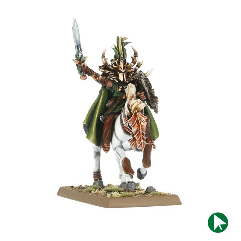 Noble sur Coursier Elfique - Elfes Sylvains - TOW
