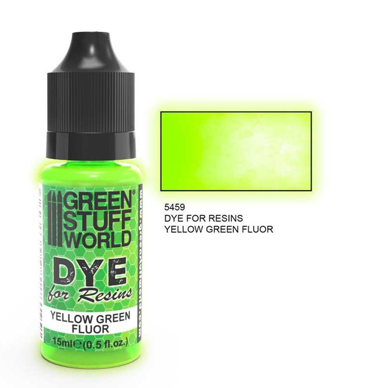 Colorant pour Résines JAUNE-VERT FLUOR - Peintures Auxiliaire (-5%)