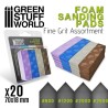 Eponge de Ponçage Flexible - Assortiment de FIN GRAIN x20 (-5%) - Outils