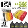 Eponge de Ponçage Flexible - Assortiment de GROS GRAIN x20 (-5%) - Outils