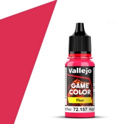 Rouge Fluo - Fluorescent Red - Game Fluo