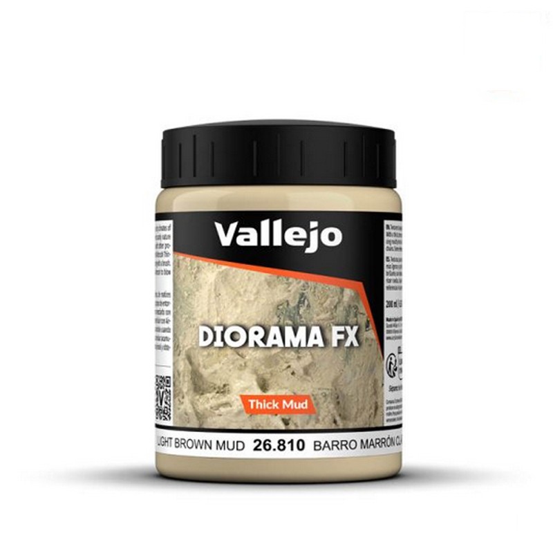 Light Brown Thick Mud - Boue Brun Clair - 200ml - Diorama FX Light Brown Thick Mud - Boue Brun Clair - 200ml - Diorama FX
