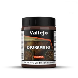 Brown Thick Mud - Boue Brune - 200ml - Diorama FX