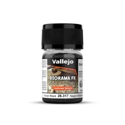 Vulcan Black - Noir Volcan - 0.1-2mm - 35ml - Diorama FX