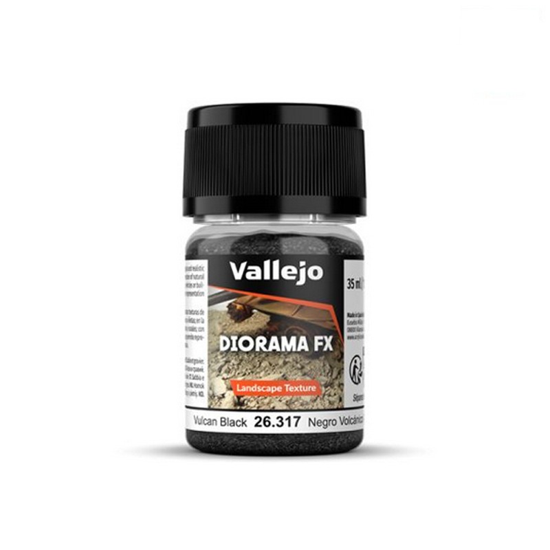 Vulcan Black - Noir Volcan - 0.1-2mm - 35ml - Diorama FX Vulcan Black - Noir Volcan - 0.1-2mm - 35ml - Diorama FX
