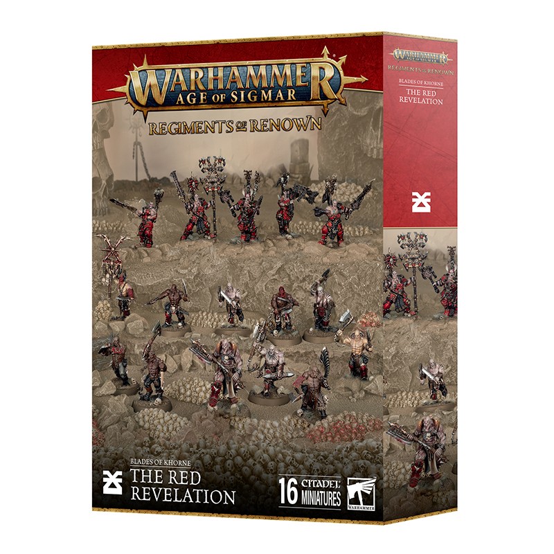 Régiment Renom - La Révélation Rouge - Blades of Khorne Régiment Renom - La Révélation Rouge - Blades of Khorne