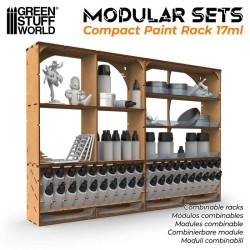 Présentoir Modulaire pour Peinture - Vertical Compact 17ml - Peintures
