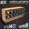 Présentoir Modulaire pour Peinture - Vertical Compact 30ml - Peintures