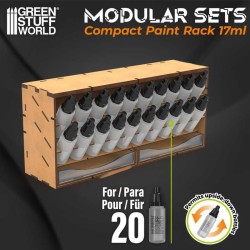Présentoir Modulaire pour Peinture - Vertical Compact 17ml - Peintures