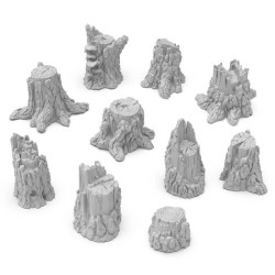 Petites Souches d'Arbres - Résine (-5%)