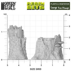 5 Souches d'Arbres - Résine (-5%)