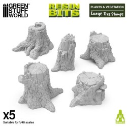 5 Souches d'Arbres - Résine (-5%)