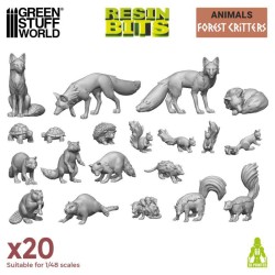 Animaux Forestiers 1:48 - Décors - Résines (-5%)
