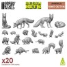 Animaux Forestiers 1:48 - Décors - Résines (-5%)