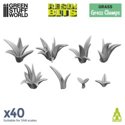 Touffes d'Herbe 1:48 - Décors - Résines (-5%)