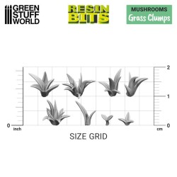 Touffes d'Herbe 1:48 - Décors - Résines (-5%)