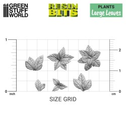 Feuilles Longues 1:48 - Décors - Résines (-5%)