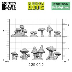 Champignons Sauvages 1:48 - Décors - Résines (-5%)