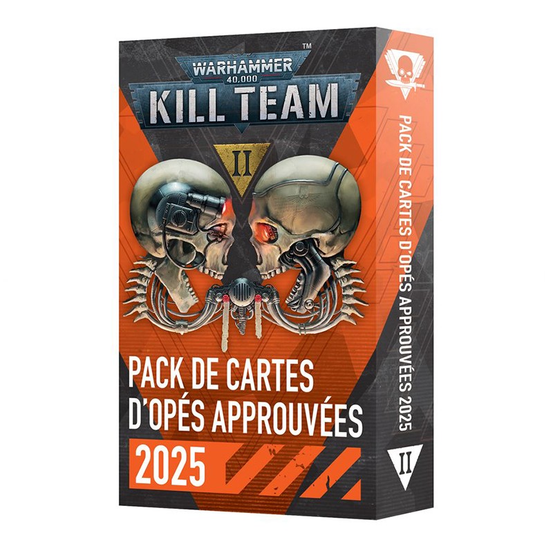 Kill Team - Cartes d'Opés Approuvées 2025 (Français) Kill Team - Cartes d'Opés Approuvées 2025 (Français)
