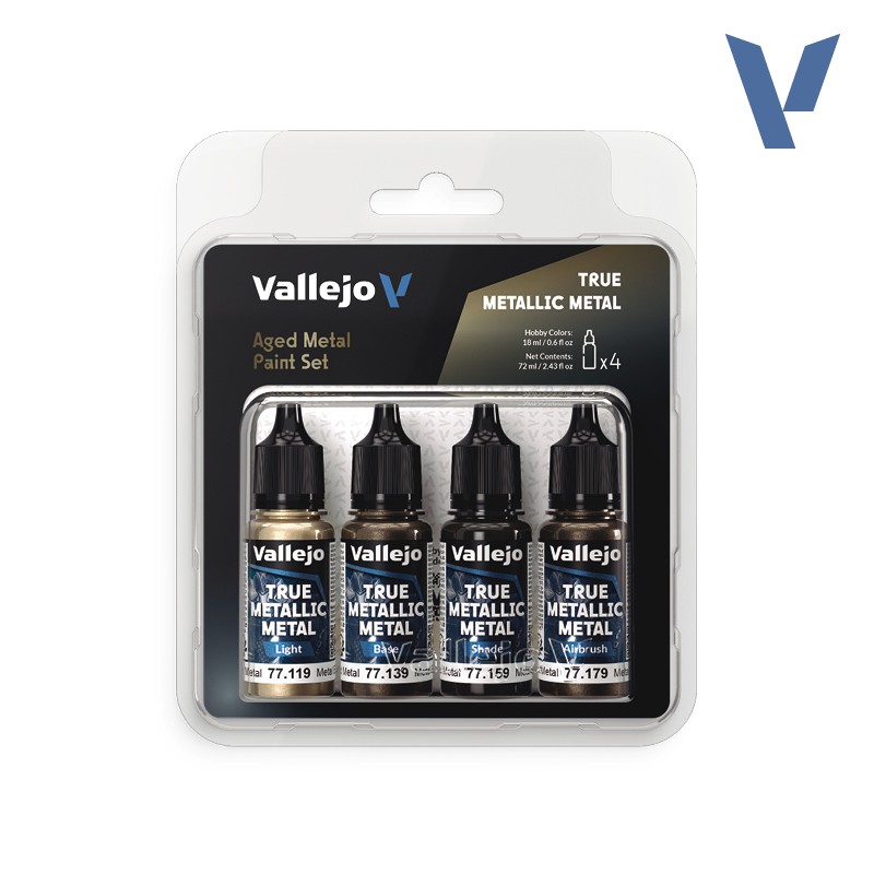 Métal vieilli - Aged Metal - Paint Set - TMM Métal vieilli - Aged Metal - Paint Set - TMM