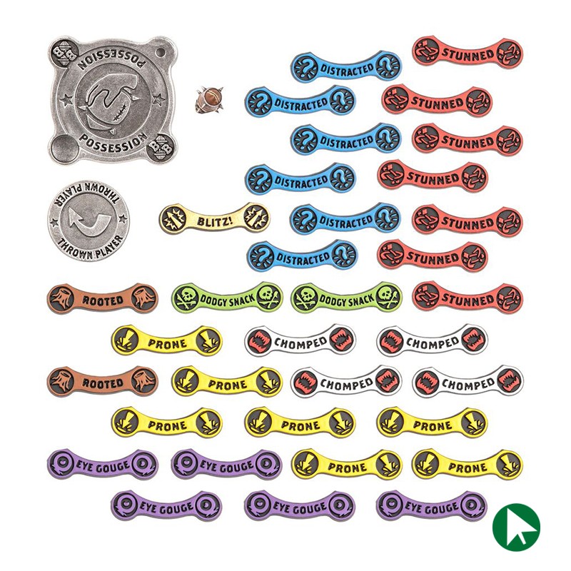 Pions de Jeu Officiels - Blood Bowl Pions de Jeu Officiels - Blood Bowl