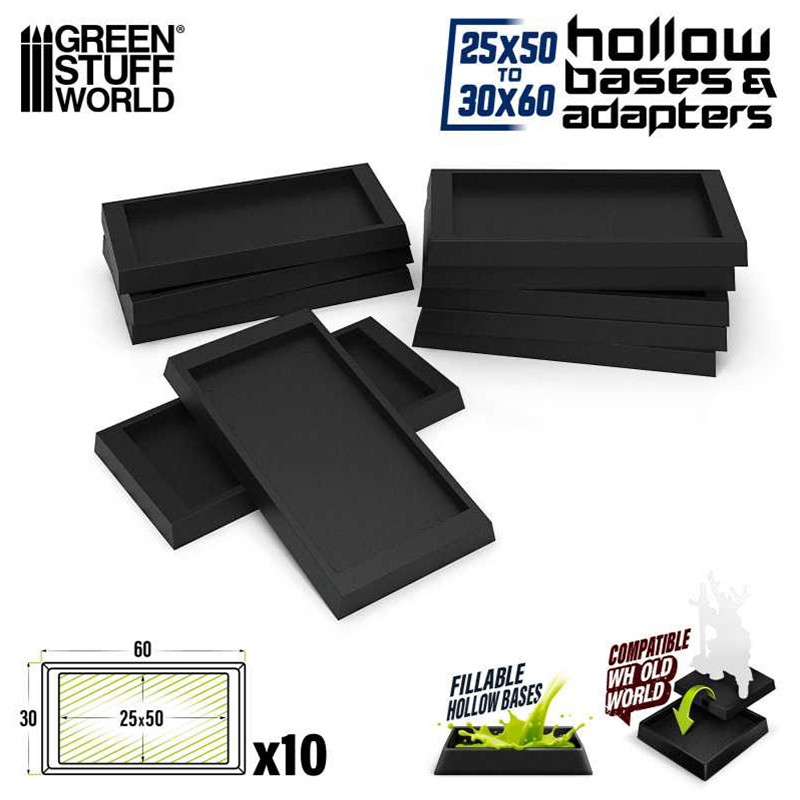 Adaptateur pour socle plastique 30 à 60 mm - Socles