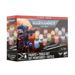 Set de Peintures + Outils - 40K (Paint Tools)