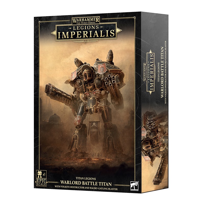 Warlord Titan - Volkite Destructor and Macro-Gatling Blaster - Legions Imperialis HH