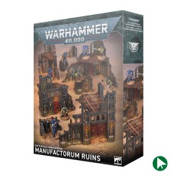 Champ de Bataille Armageddon - Ruines de Manufactorum - 40K (Non Peint)