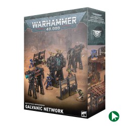 Terrain - Champ de Bataille Armageddon - Réseau Galvanique - 40K (Non Peint)